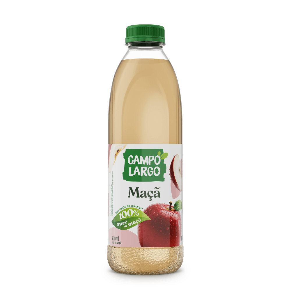 Suco Maçã Campo Largo Garrafa 900ml